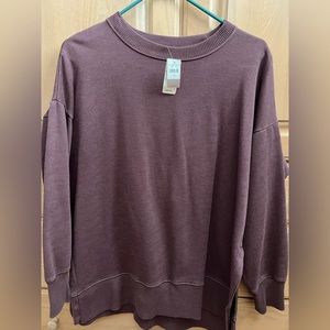 Aerie oversized chocolate sweatshirt